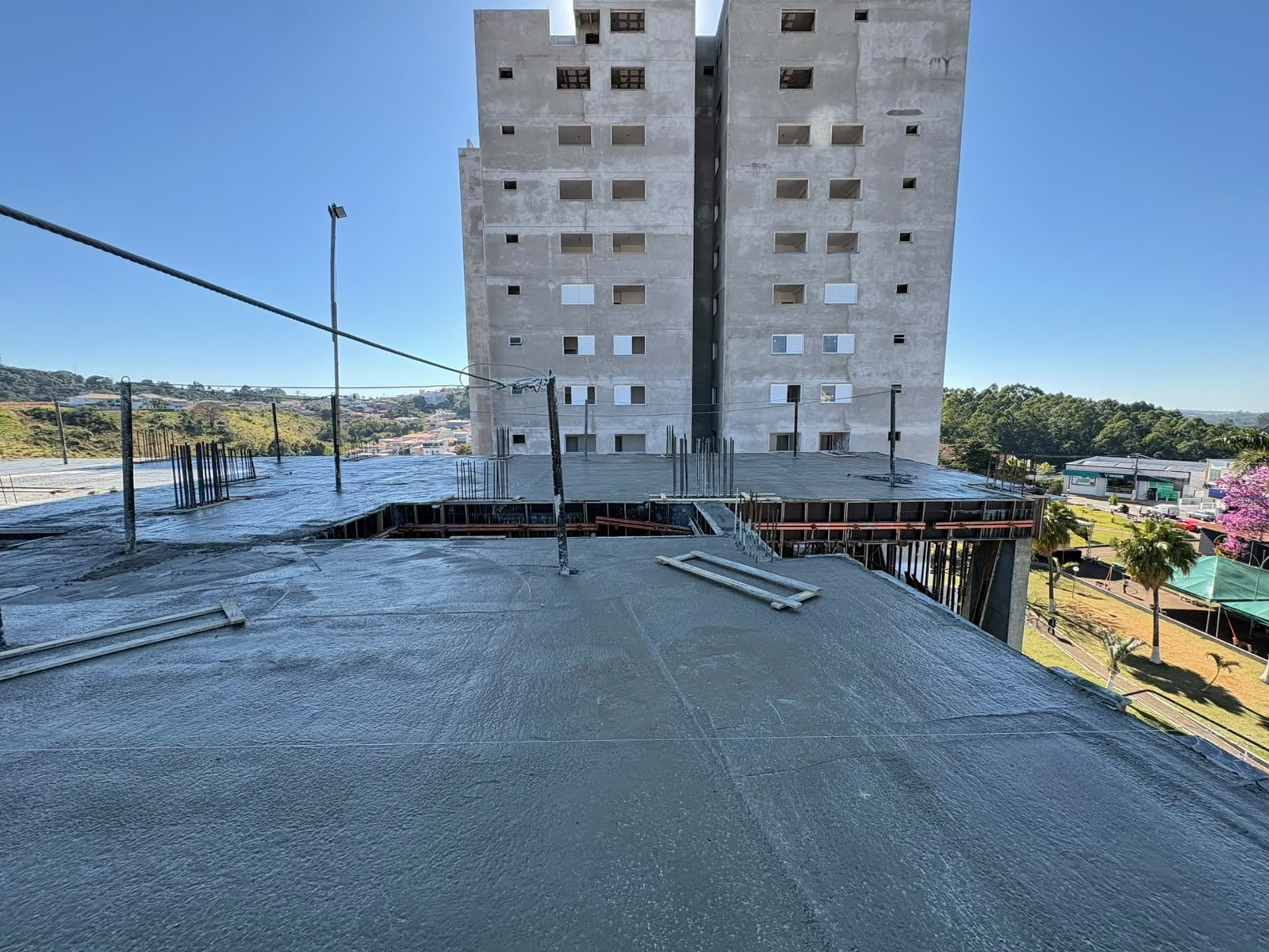 Concretagem do 6° pavimento concluída